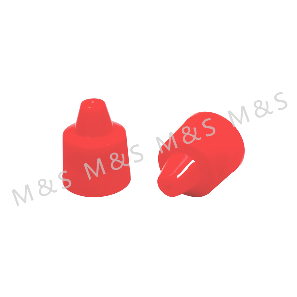 30mm Red Plastic Smooth Shampoo Top Cap for Bottle