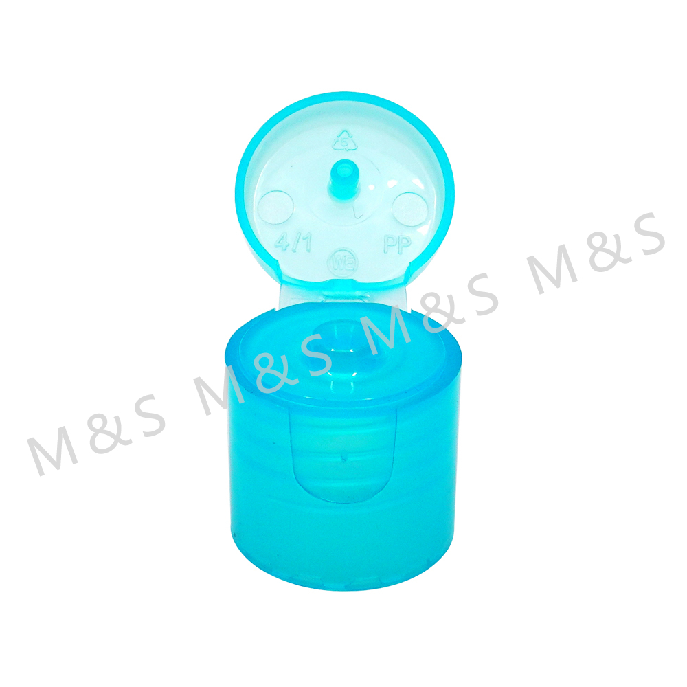 20 410 Blue Flip Top Cap Lids for Cosmetic Bottle