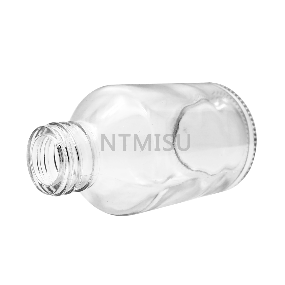 Luxury Clear 100ml Empty Round Perfume Glass Bottle