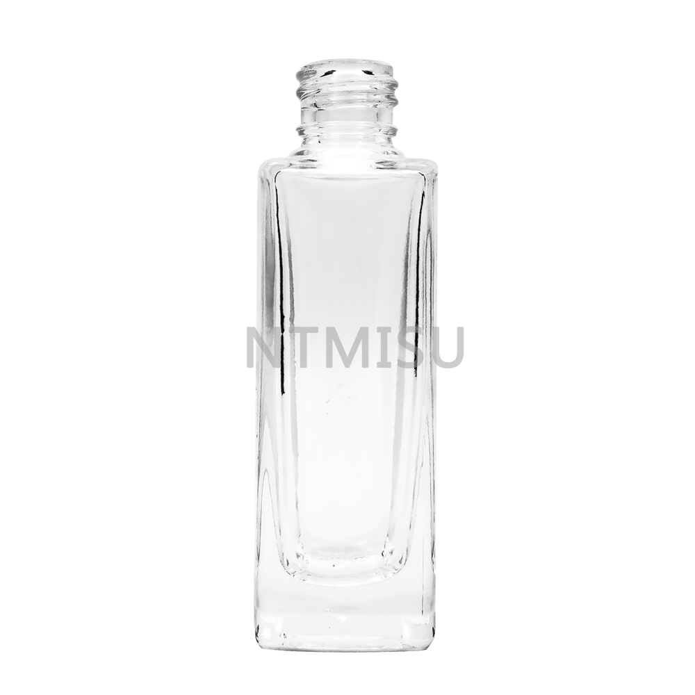Rectangle Clear 35ml Empty Perfume Glass Bottle