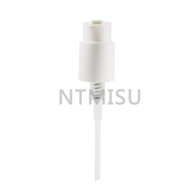 Wholesale 24mm Duckbill Pump Head White Shampoo Lotion Pump for Screw Bottle