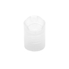 20 410 Clear Plastic Smooth Round Screw Disc Top Cap for Bottle