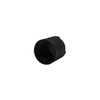 28mm Black Plastic Round Screw Disc Top Cap 