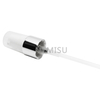 18 410 White Aluminum Half Cap Cream Pump