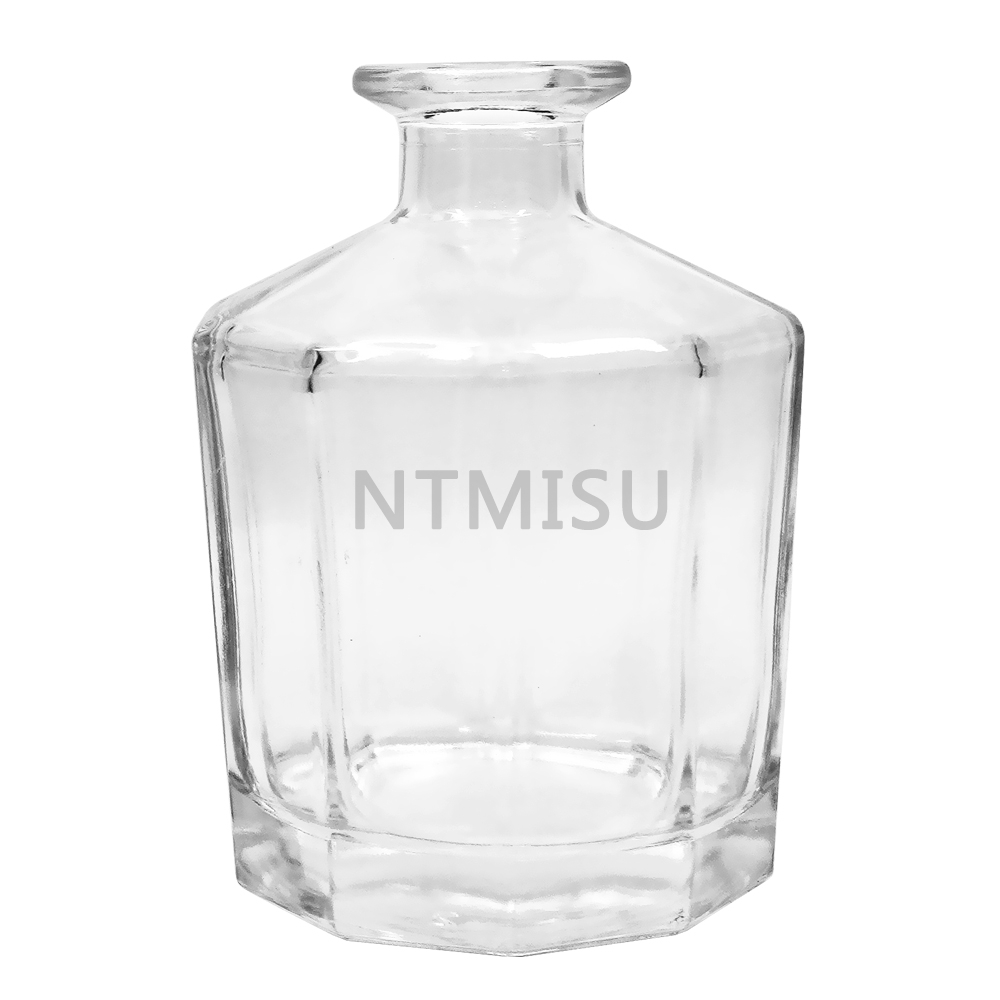 Irregular Shape Transparent 300ml Empty Perfume Glass Bottle