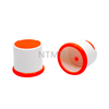 High Quality 28mm White and Orange Plastic Bottle Cover Press Top Cap For Cosmetic