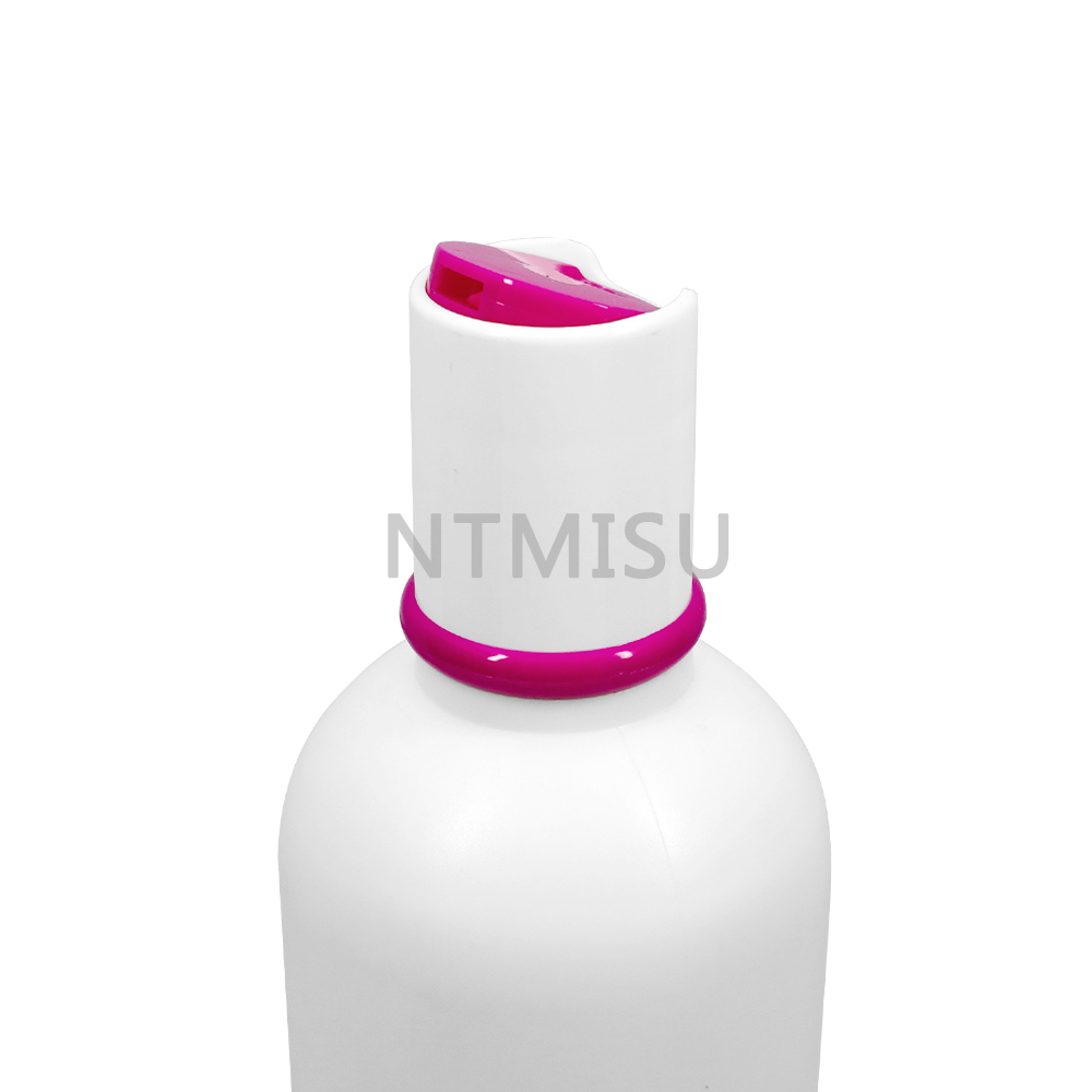 New Design Wholesale 24mm Red and White Press Disc Top Plastic Caps for Bottles