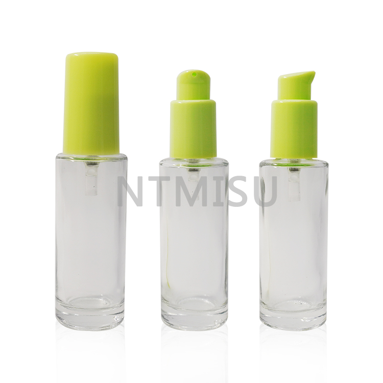 18 410 Plastic Green Cosmetic Treatment Pump Cream Pump for Bottles