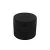 28 410 Black Plastic Ribbed Flip Top Cap