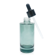 100ml Green Cylinder Glass Bottle with Dropper