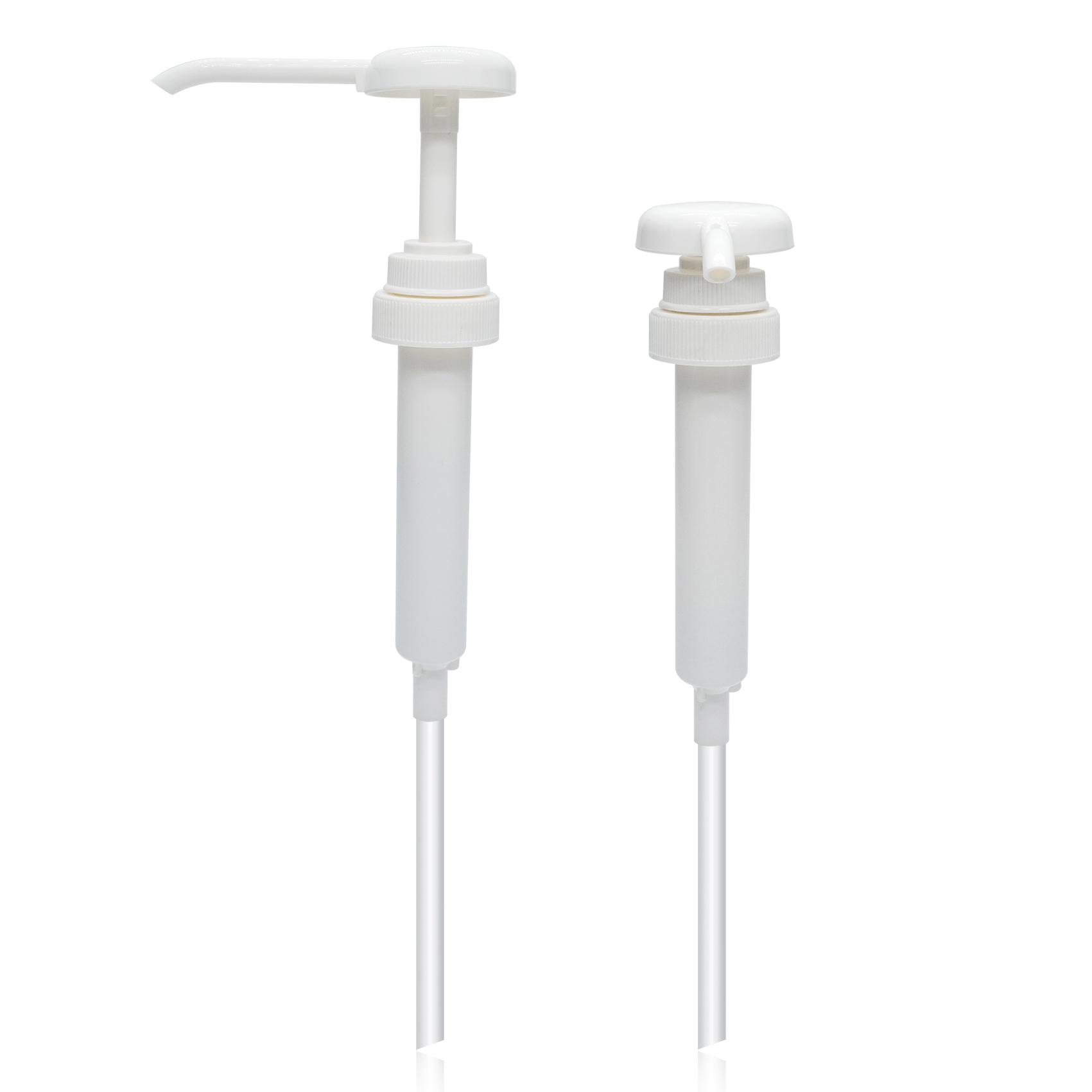 38 400 White Plastic Ribbed Gallon Pump