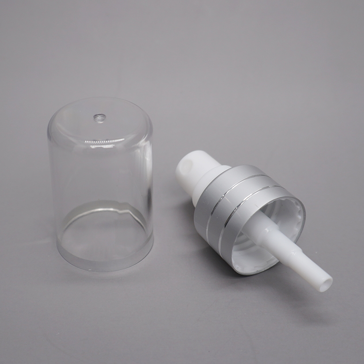 Wholesale Shiny Line 24 410 Sliver Aluminum Plastic Fine Mist Sprayer