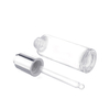 30ml Clear Cylinder Glass Bottle with Aluminum Press Button Dropper