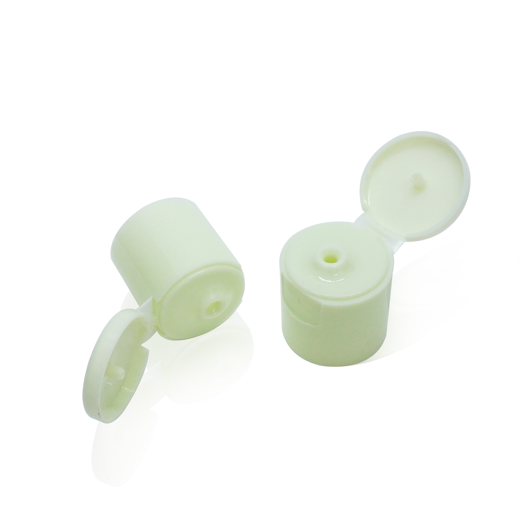 24 410 Plastic Green Flip Top Cap