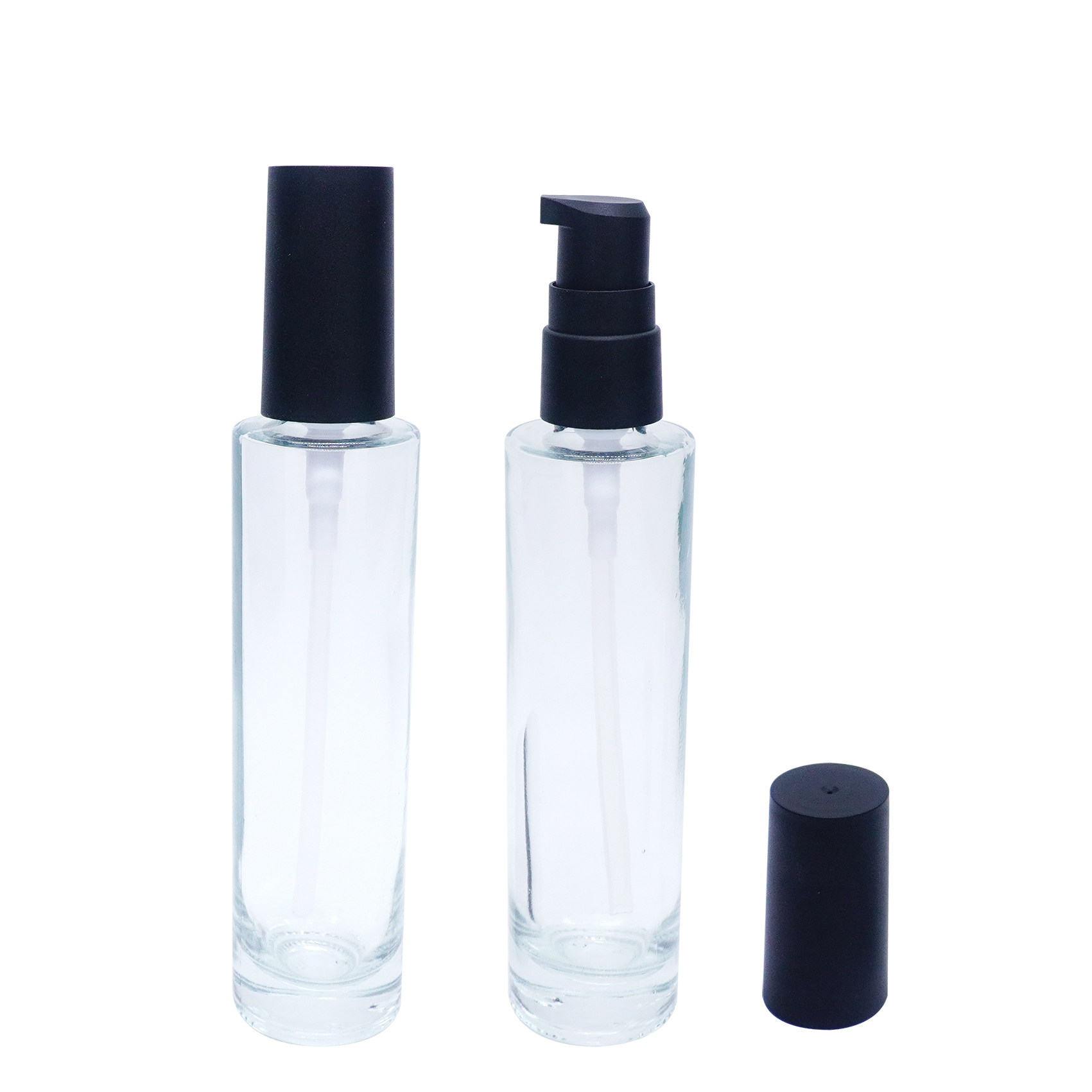 18 410 Matte Black Plastic Cream Pump