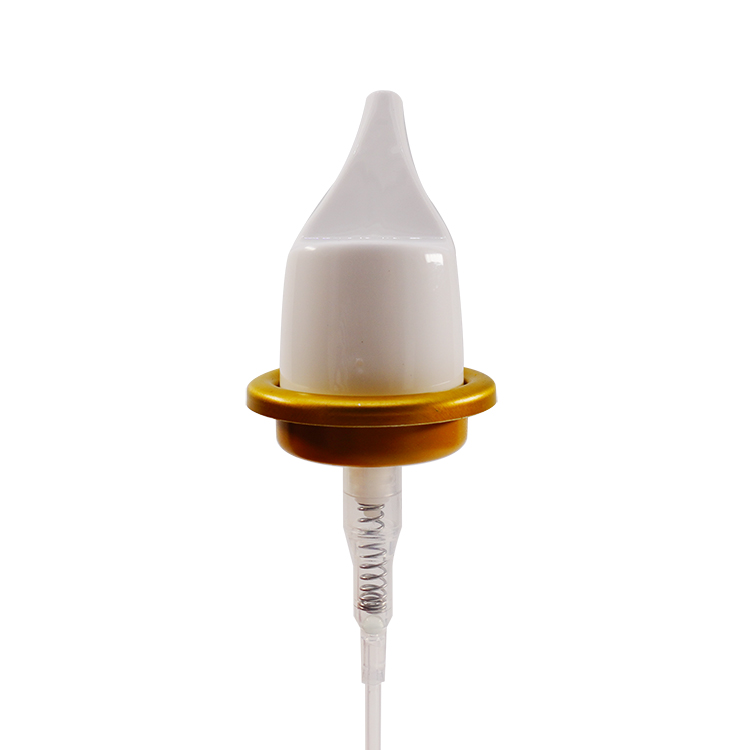 New Type Nasal Sprayer with Transparent Cover Aluminum Screw Closure