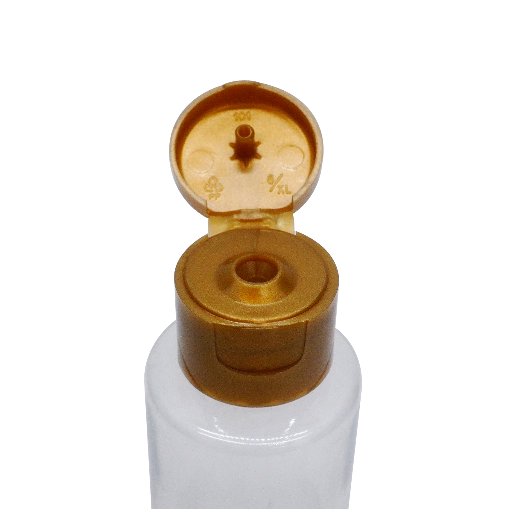 20 410 Brown Plastic Cap Flip Top Lid