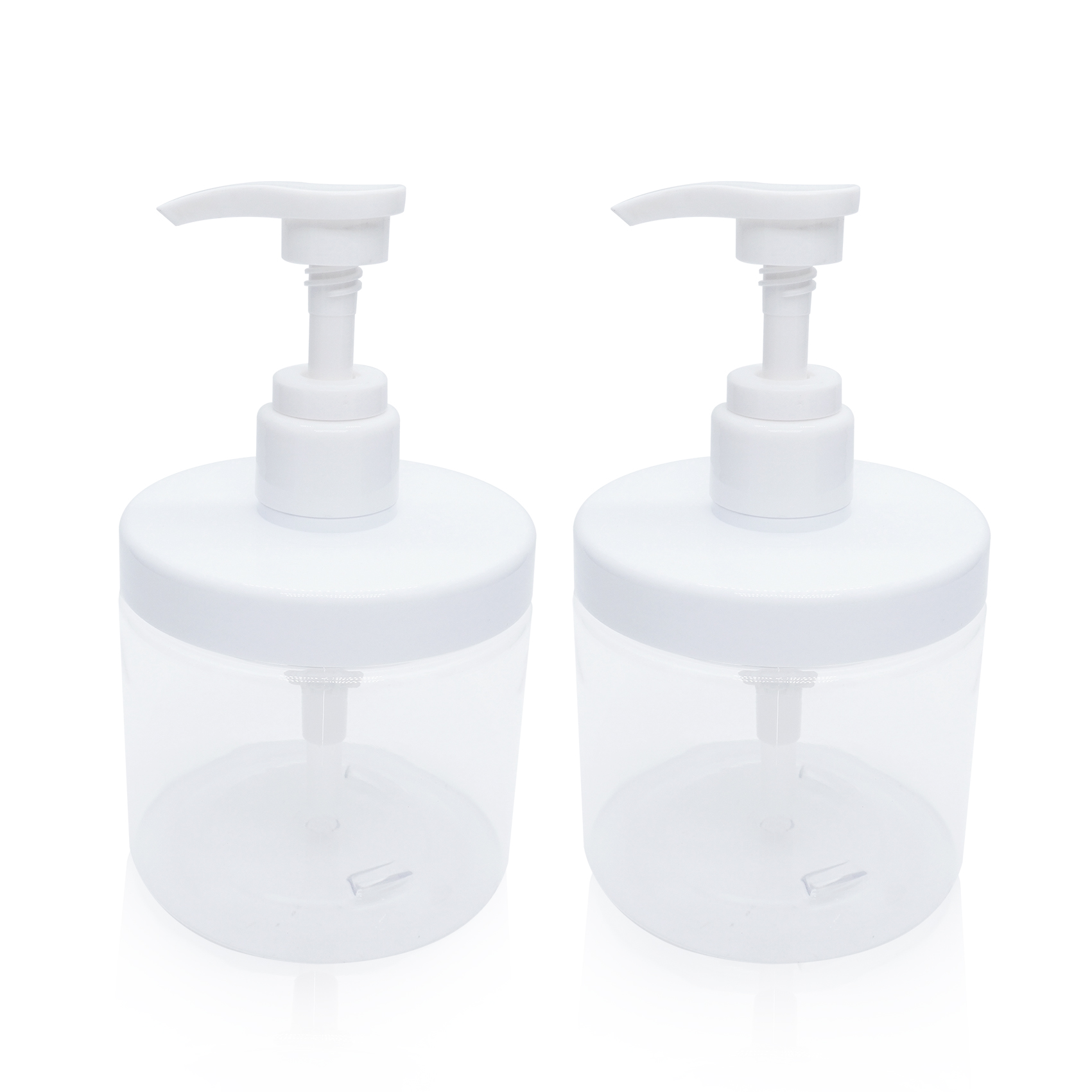 28mm Removable Lotion Pump with 500ml PET Plastic Bottle Cream Jar