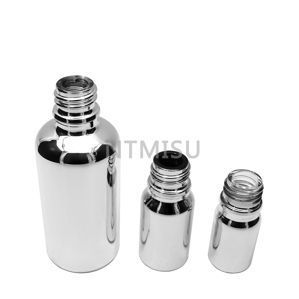 High Quality 30ml Shinny Aluminum Porcelain Bottle with Cap