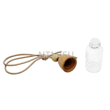 7ml Empty Perfume Glass Bottle with Wood Cap