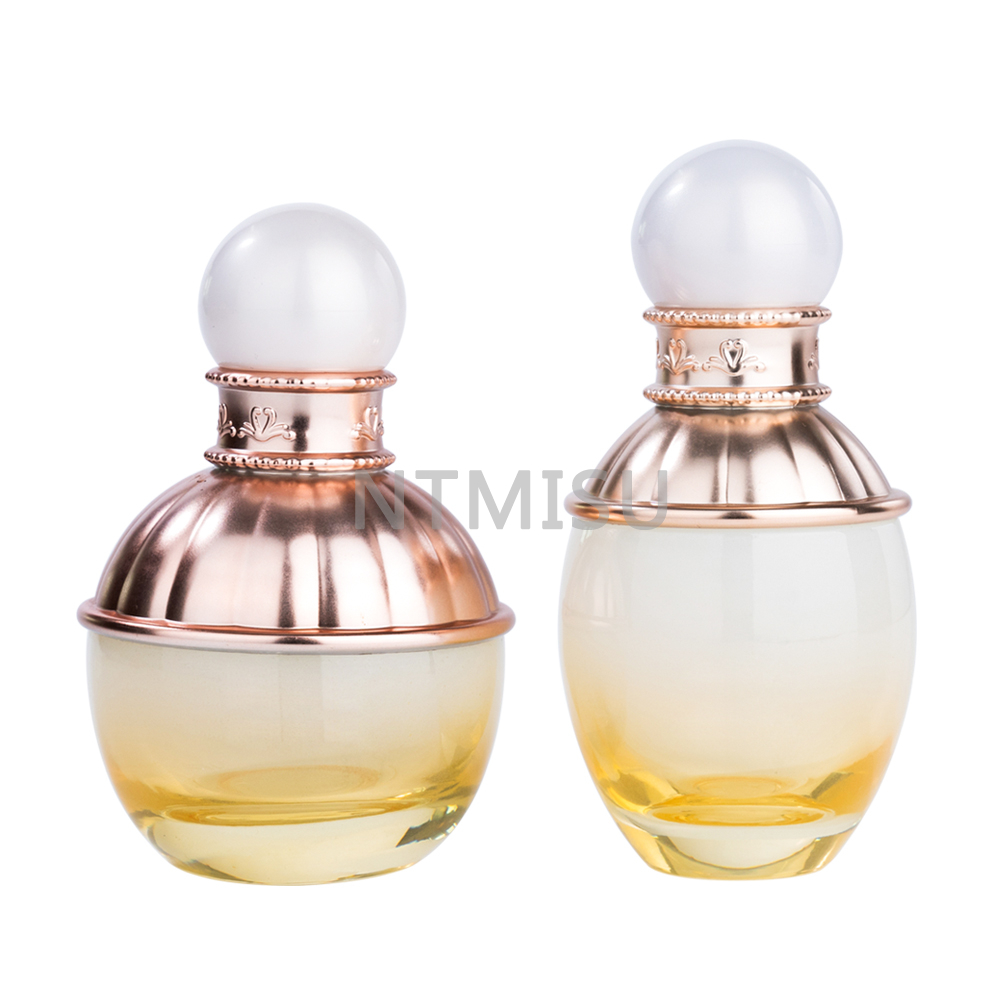 New Design Luxury 40ml Foundation Glass Bottle with Cream Pump 
