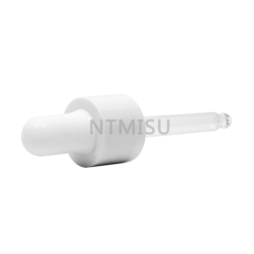 18mm Plastic White Dropper for Glass Bottle