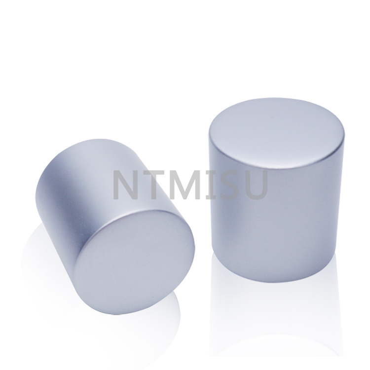 Aluminum Plastic Matte Silver Screw Cap Covers for Bottles