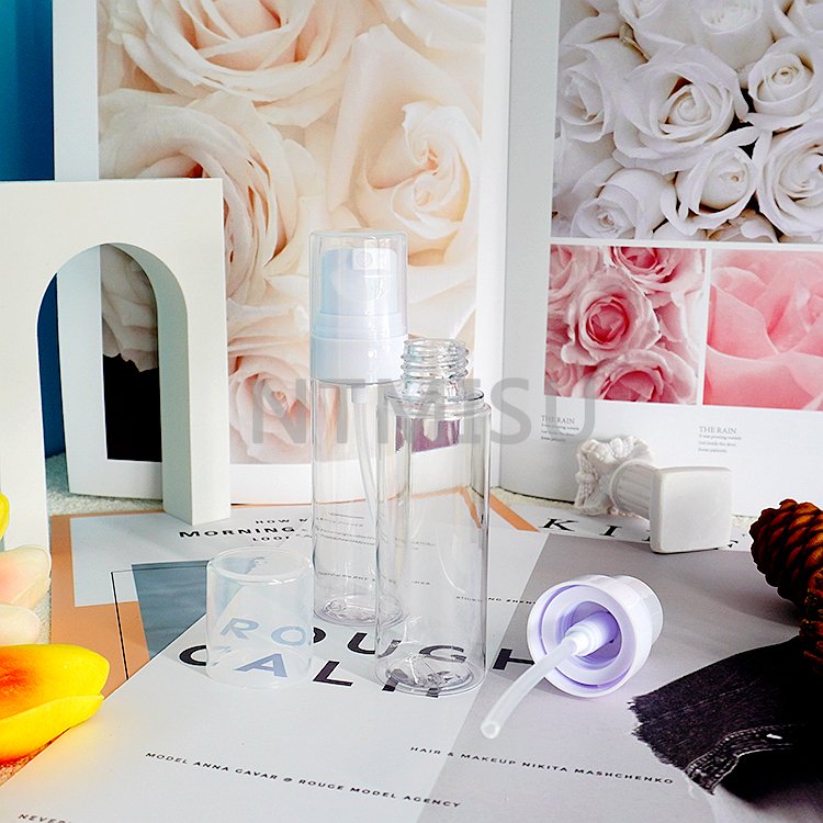 Transparent Plastic Bottle with Strong Fine Mist Spray