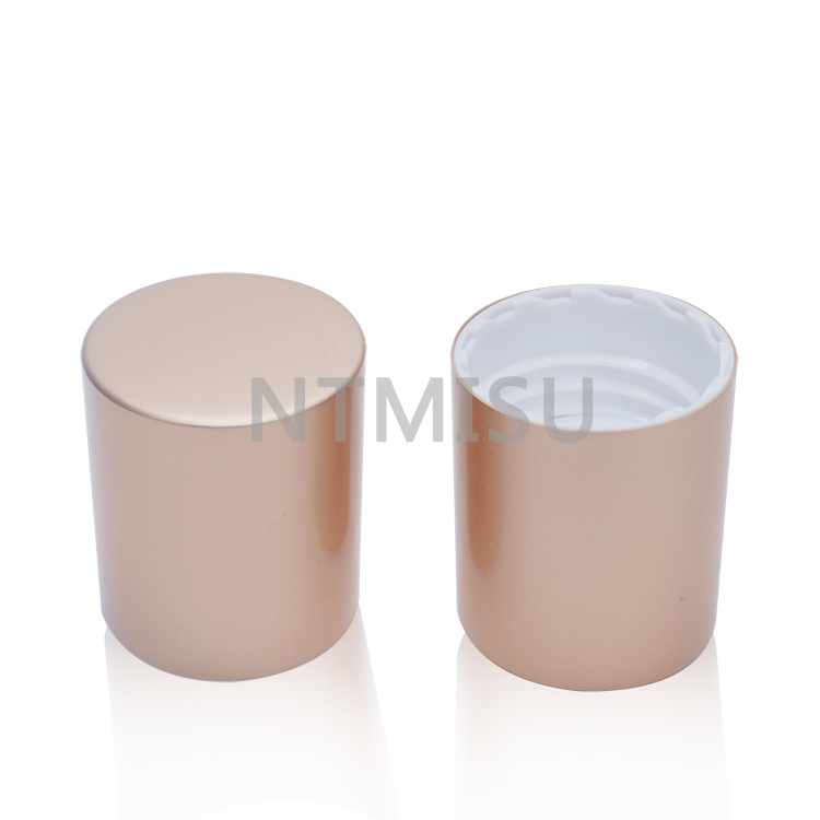 Matte Aluminum Surface Golden Plastic Cover