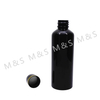 100ml 20 410 PET Black Plastic Bottle With 20 410 Black Screw Cap
