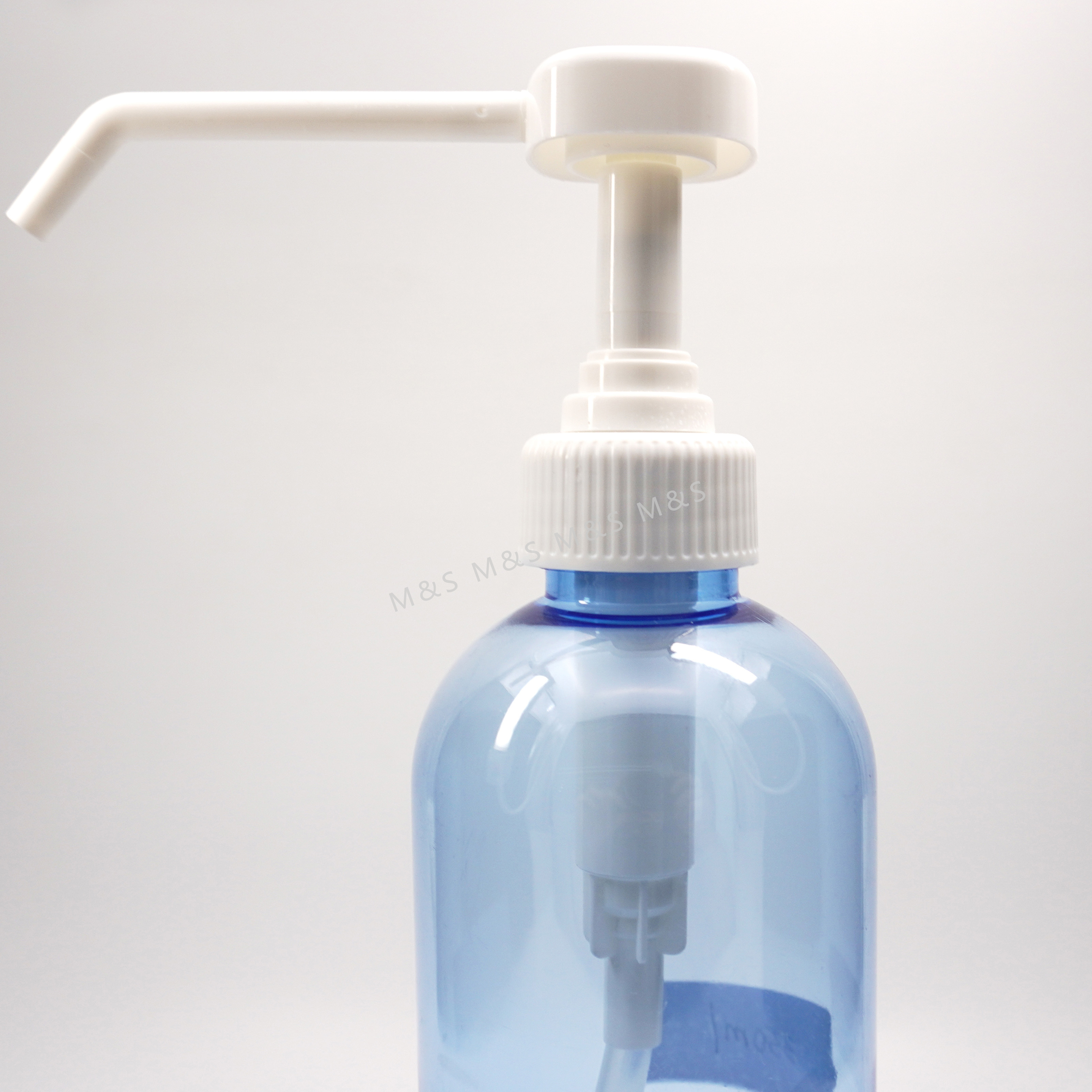 28 410 White Screw Plastic Dispenser Lotion Pump with Long Nozzle