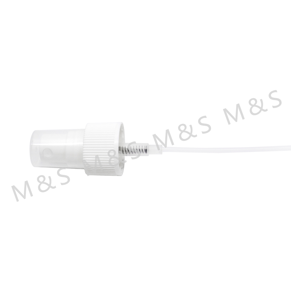 24 410 White Plastic Fine Mist Sprayer with Dustcap for Cosmetic Bottle