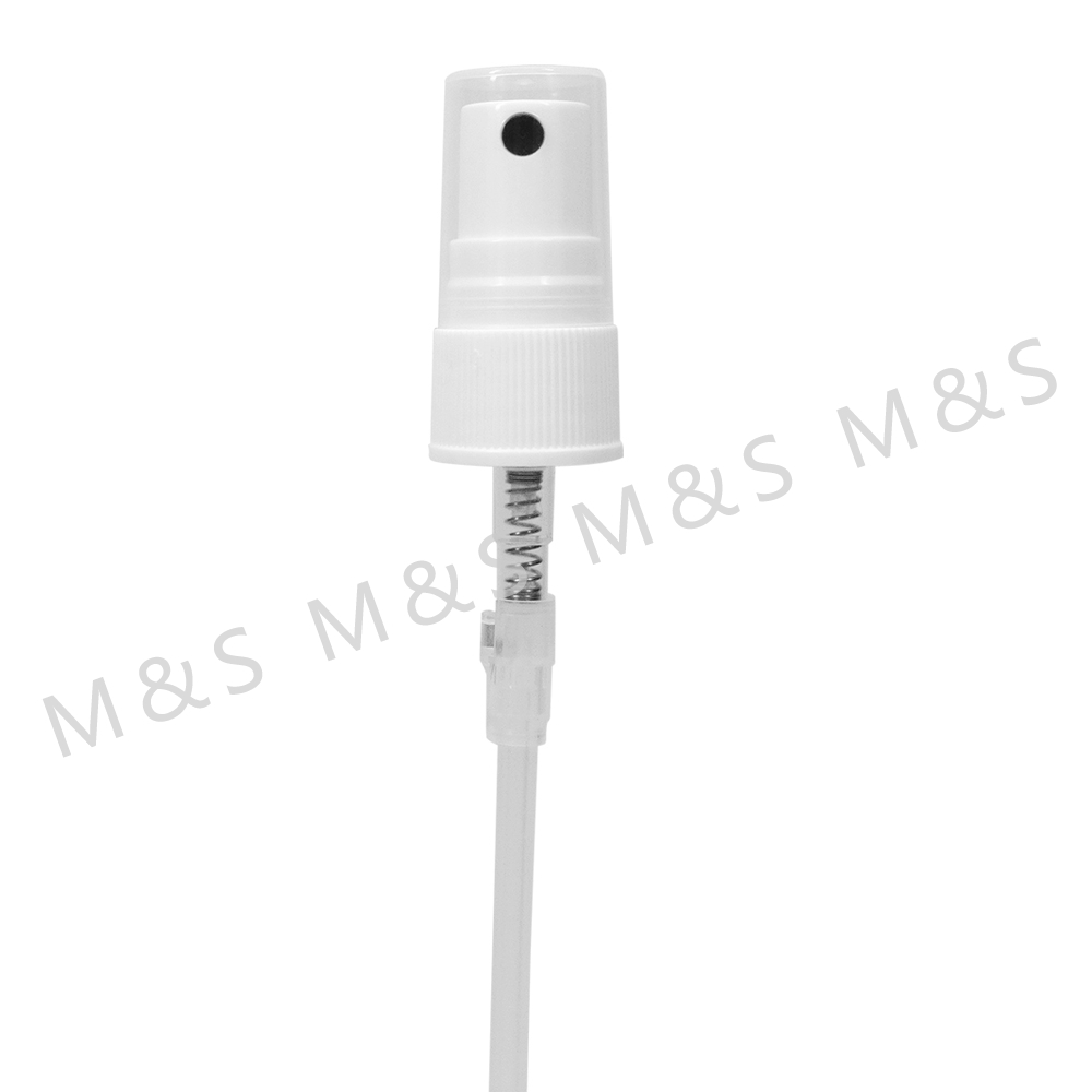 20 410 White Ribbed Plastic Upside Down Fine Mist sprayer