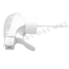 28 410 White Transparent Ribbed Plastic Hand Trigger Sprayer