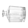 Irregular Shape Clear 300ml Empty Perfume Glass Bottle