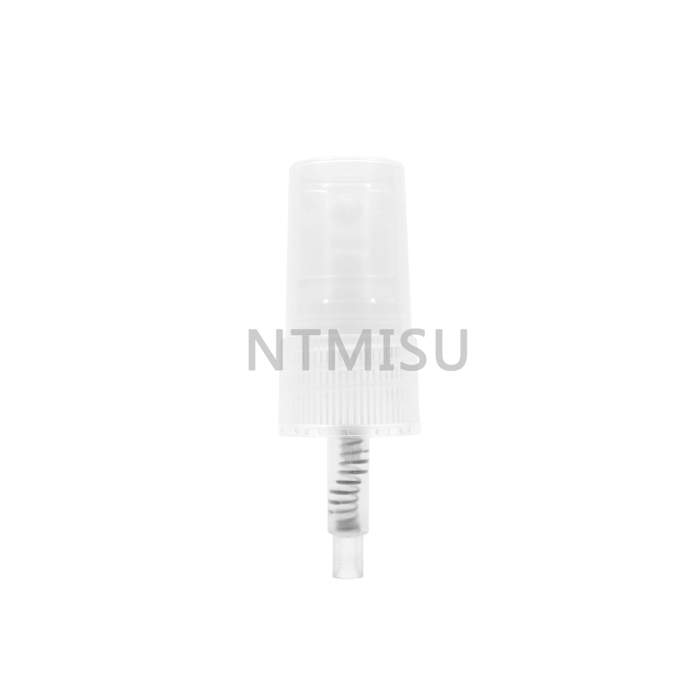 Mass sales High Quality 20 410 Ribbed Natural Clear Fine Mist Sprayer with Dust Cap