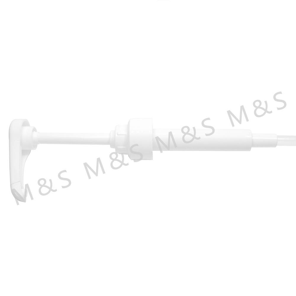 31mm White Plastic Food Grade Syrup Pump for Chocolate Dispensing