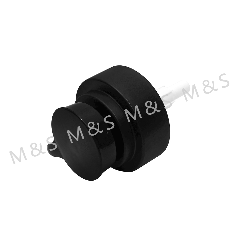 28mm Black Screw Plastic Lotion Pump for Cosmetic Bottle