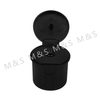 28mm Plastic Smooth Round Screw Flip Top Cap