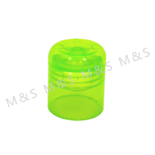 High Quality 24 410 Green Plastic Flip Top Cap for Bottle