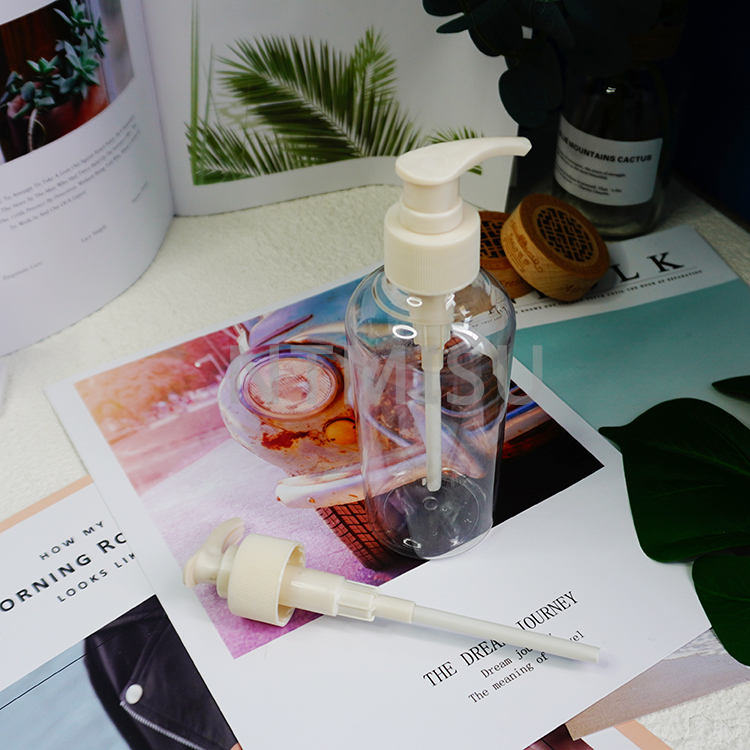 24mm White Plastic Lotion Pump Rotary Switch Thread Emulsion Pump Press Duck-bill Pump