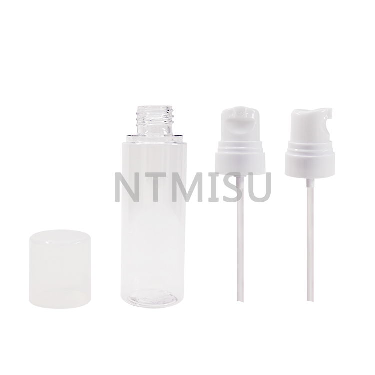 60 Ml Pure White Natural Plastic Fine Mist Sprayer Bottle Sets