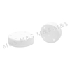 28mm 38mm White Screw Cap with Hole
