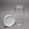 Food Grade Plastic 400ml Sealed Clear PET Plastic Cookie Jar