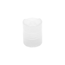 20 410 Clear Plastic Smooth Round Screw Disc Top Cap for Bottle