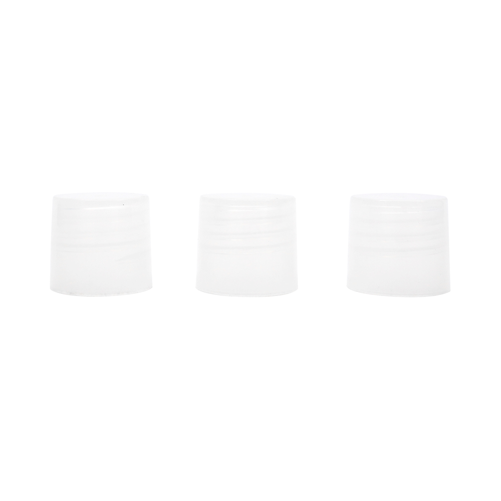 18mm Clear Plastic Smooth Screw Top Cap 