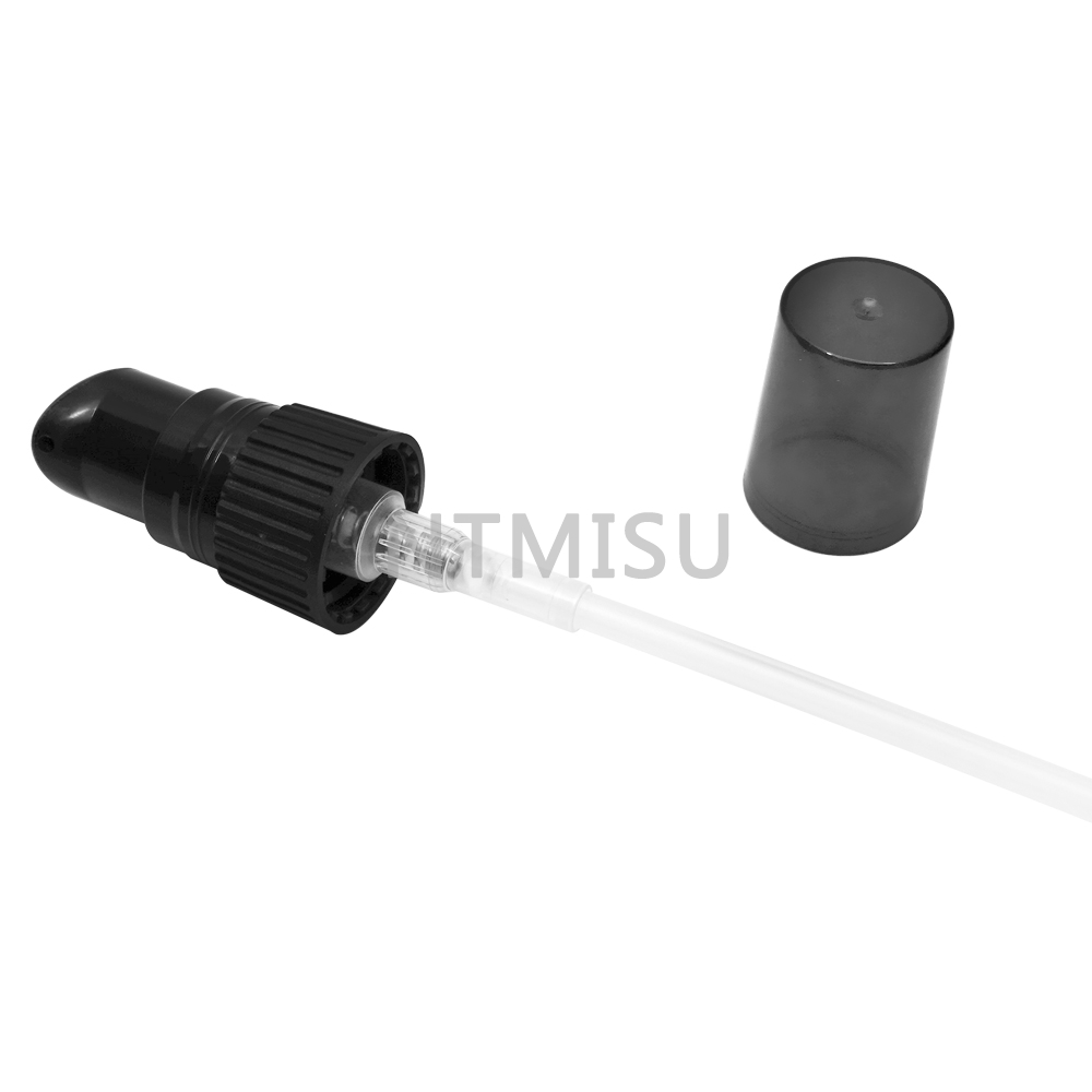 18 410 Black Treatment Pump for Cosmetic Packing