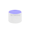 Hot Sale Screw Down 24mm Plastic Bottle Cover White and Purple Press Cosmetic Disc Top Cap