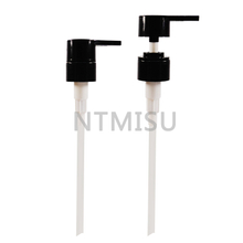 28 410 Dome cover straight nozzle black up and down shiny lotion pump