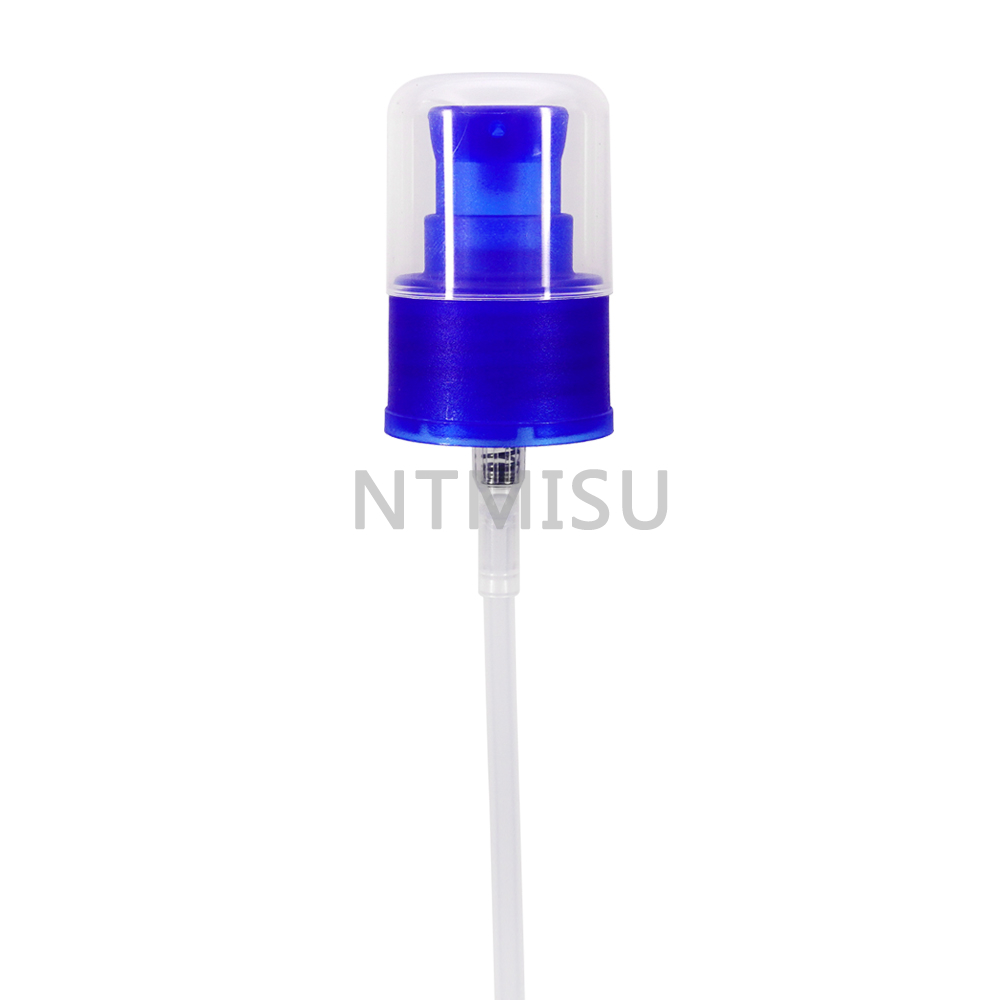 24 410 Blue Cream Pump for Cosmetic Packing